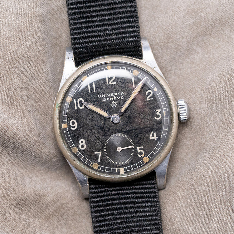 1941 Universal Genève 'Wilhelmina' Black 30mm 31250
