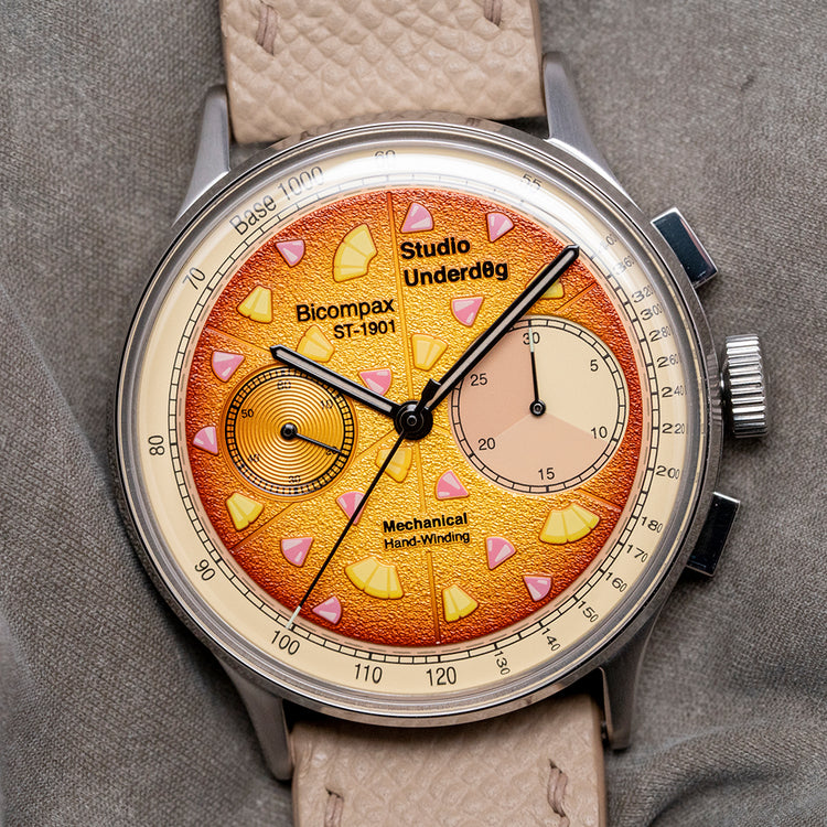 2024 Studio Underd0g Series 1 Ham & Pineapple Pizza Watch