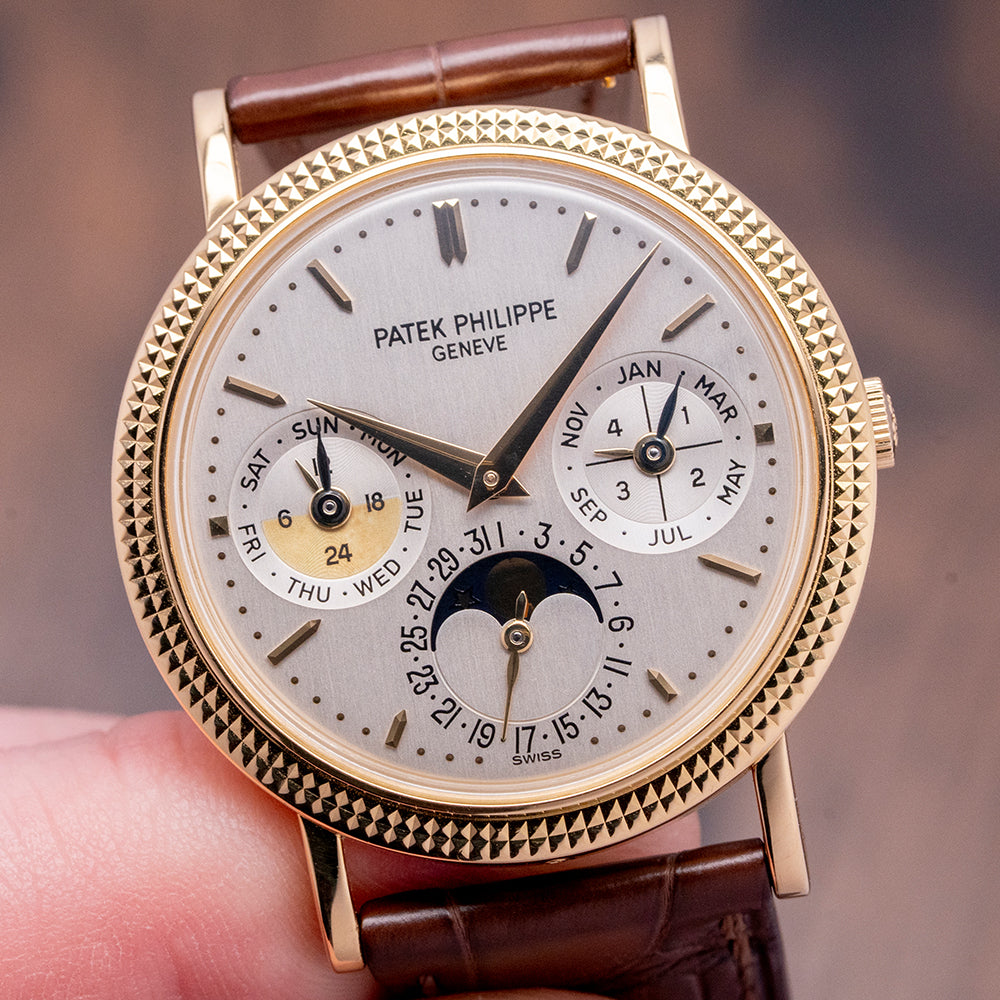 1997 Patek Philippe Perpetual Calendar Yellow Gold 5039J