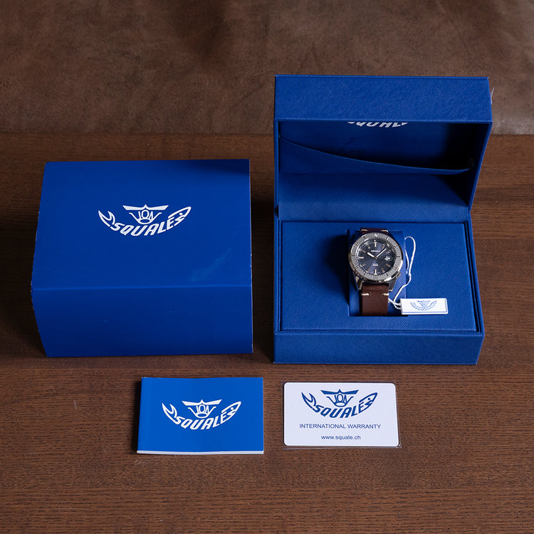 2023 Squale 1521 Onda Blue on Leather 1521ODG.PS