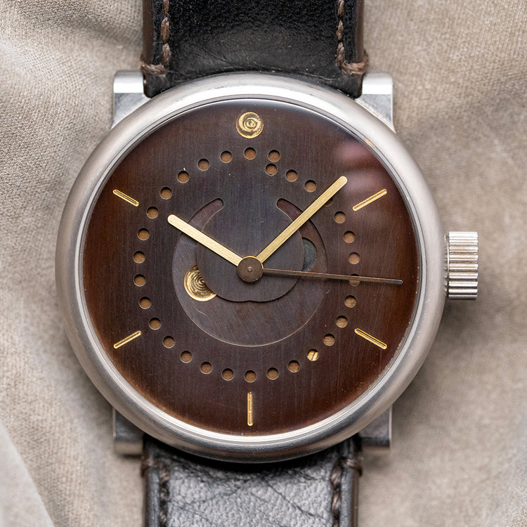 2013 Ochs und Junior Moonphase 39mm Titanium 'Patina'