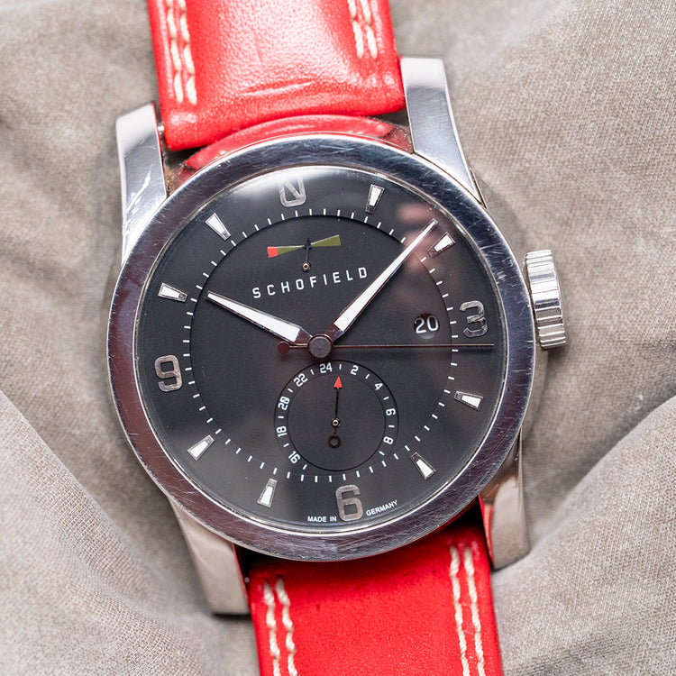 2015 Schofield Signalman GMT Polished Limited Edition 44mm