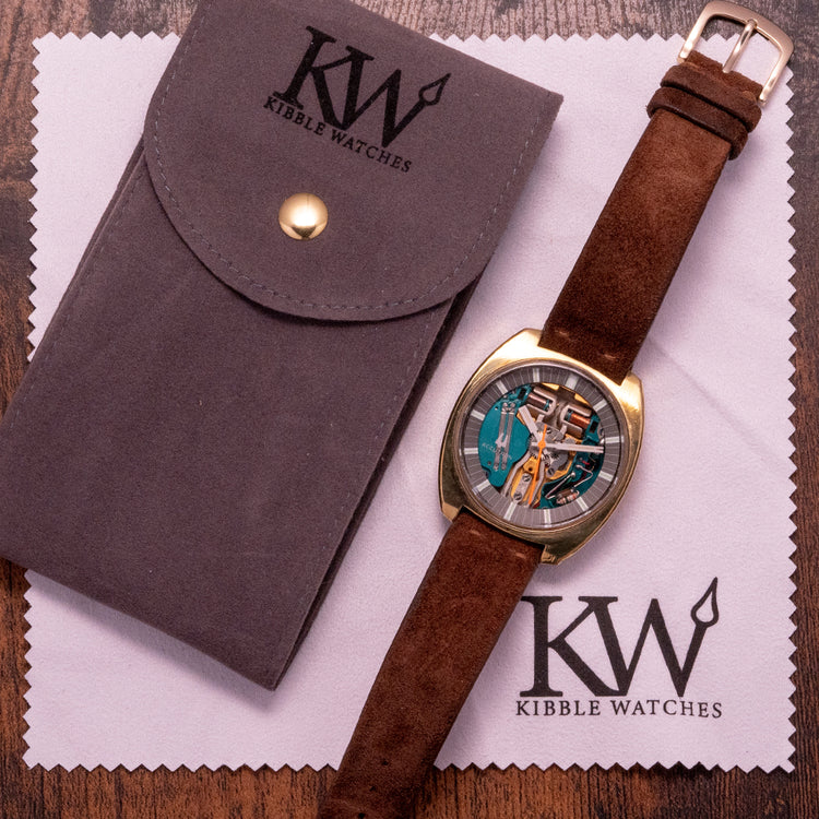 1970 Bulova Accutron Spaceview 214 Gold-Plated 37.5mm