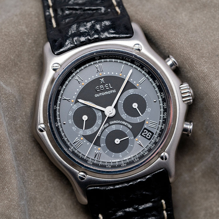 1996 Ebel Le Modulor Chronograph Automatic Black 9137241