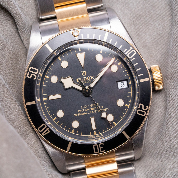 2016/17 Tudor Black Bay Steel & Gold Black 41mm on Bracelet 79733N
