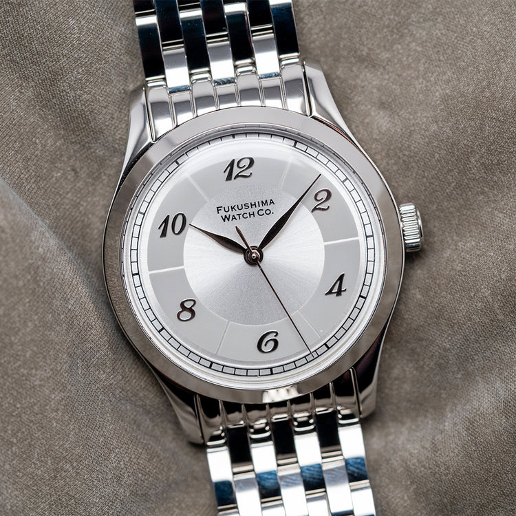 2025 Fukushima Watch Company Futaba Silver Auto 34mm