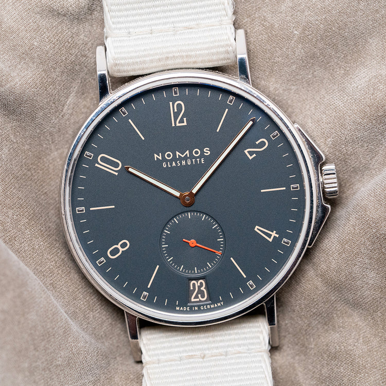 2016 Nomos Ahoi Atlantik Blue Automatic 40mm 552