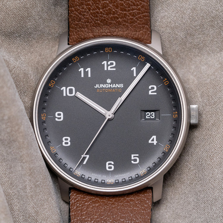 2022 Junghans 'Form A Titan' Black Dial 40mm 027/2002.00