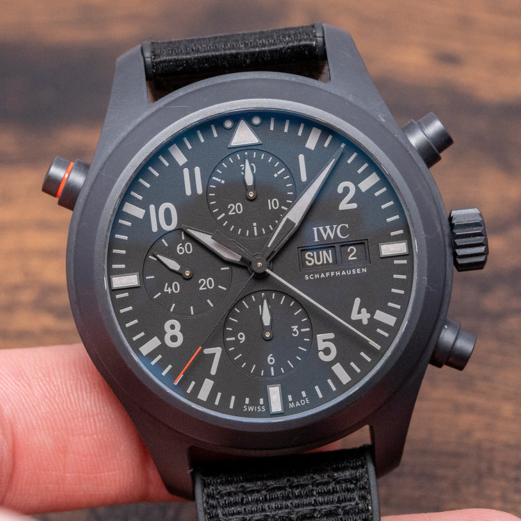 2022 IWC Pilot Double Chronograph ‘Top Gun’ Ceratanium 44mm