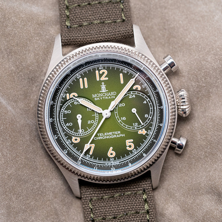 2026 Monchard Telemeter Chronograph Green 39mm