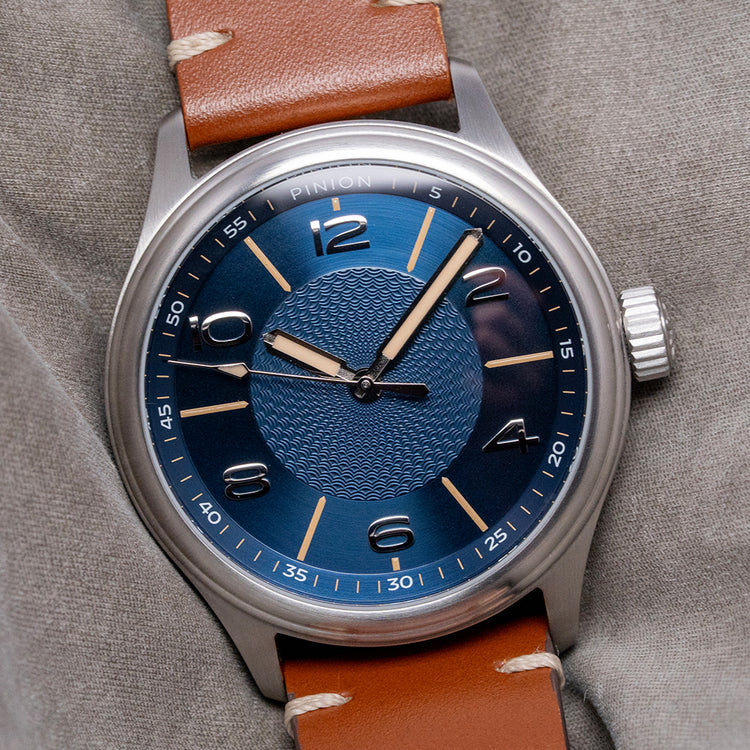 2022 Pinion Neutron ST-BL Blue 38.5mm Automatic on Strap