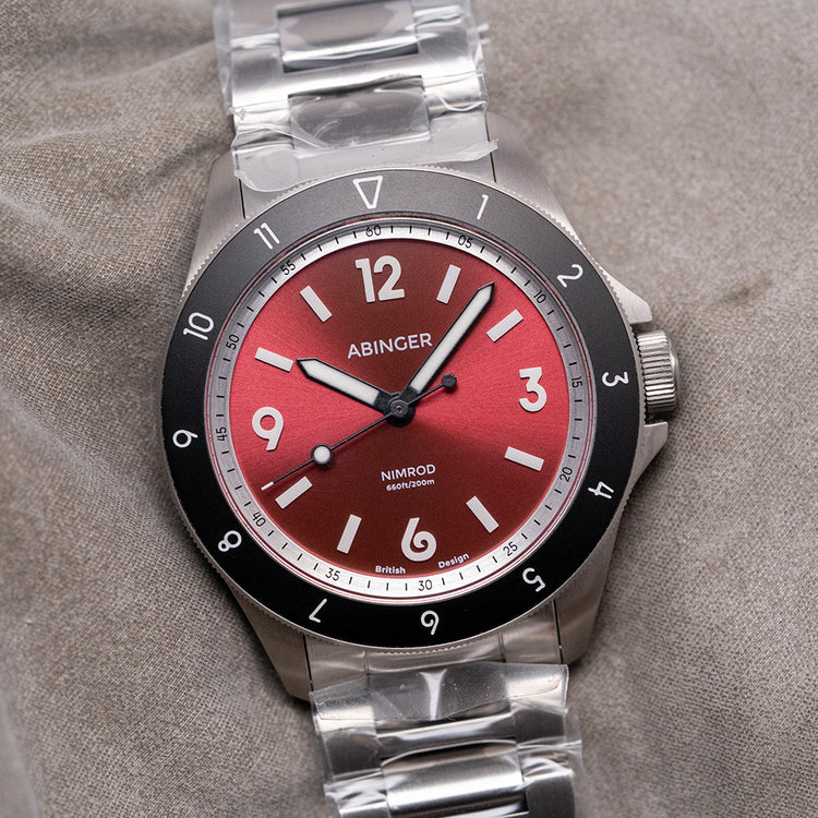 2026 Abinger NIMROD Red Dial Limited Edition 38.5mm