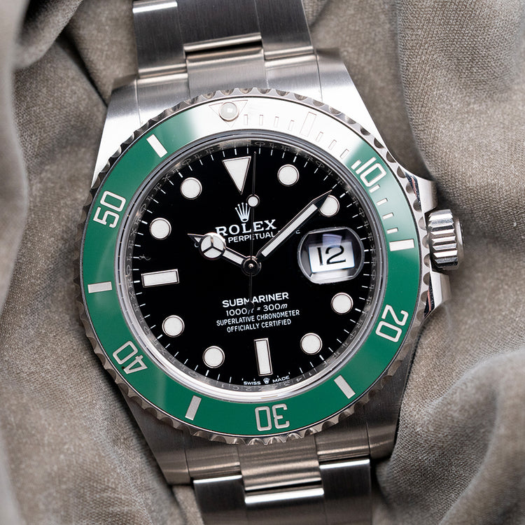 2022 Rolex Submariner Date 41mm 'Starbucks' Green Bezel 126610LV