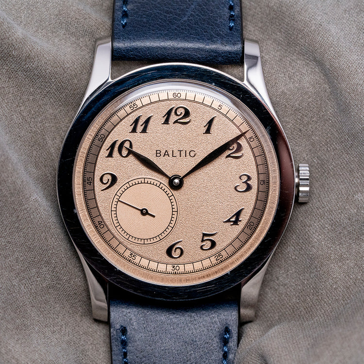 2022 Baltic MR01 Salmon Dial Automatic Micro-Rotor 36mm