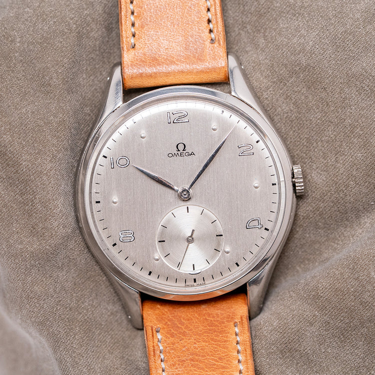 1947 Omega 'Jumbo' 38mm Manual Cal. 30T2 Silver Dial 2505-1