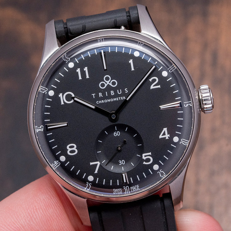 2021 Tribus Chronometer Black Automatic 41mm TRI-01