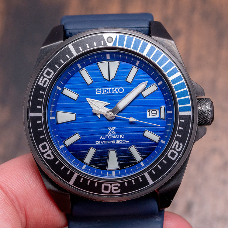 2020 Seiko Prospex Samurai Automatic Black & Blue SRPD09