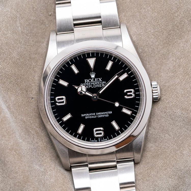 2005 Rolex Explorer I 36mm on SEL Bracelet 114270