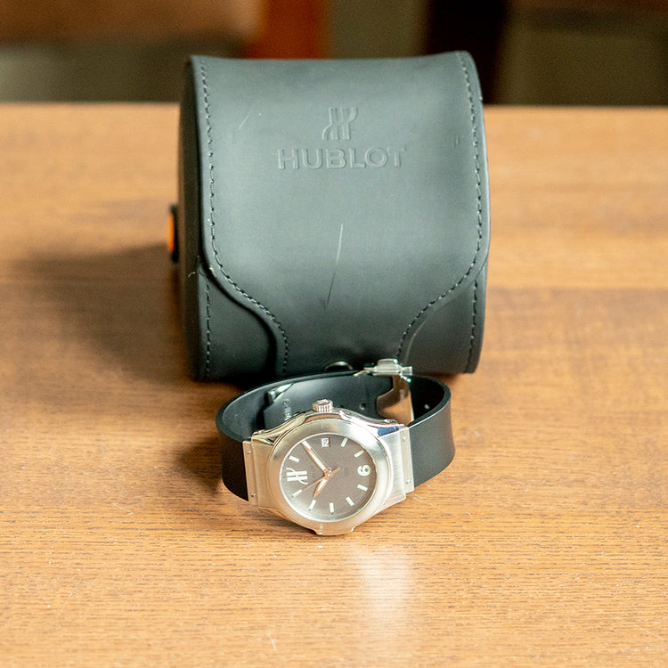 2000s Hublot Elegant MDM Automatic 41mm Grey Dial 1910.1