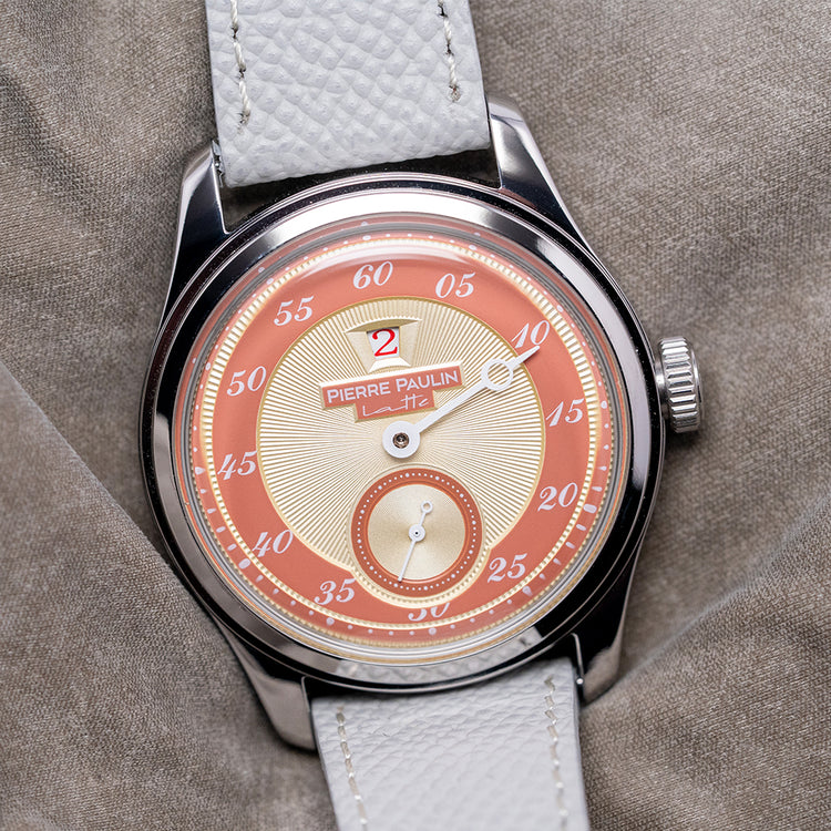 2025 Pierre Paulin Jumping Hour Automatic 'Beige Red' 38mm