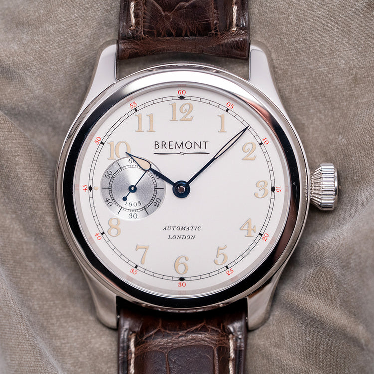 2010s Bremont Wright Flyer 18ct White Gold Limited 43mm