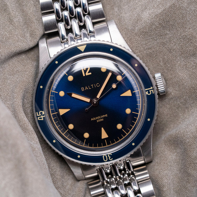 2019 Baltic Aquascaphe Classic Blue Gilt on BOR 39mm