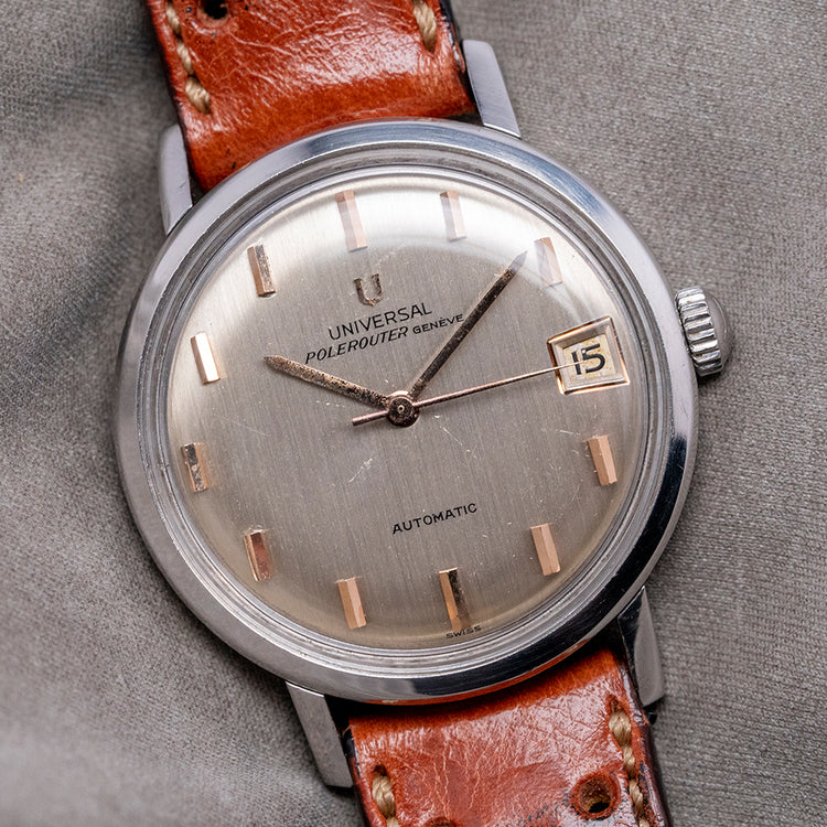 1960s Universal Polerouter Genève Automatic Date 34mm 104604