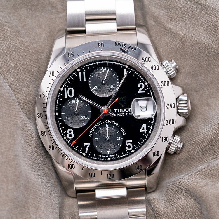 1998 Tudor Prince Date 'Pre-Tiger' 40mm Black Set 79280