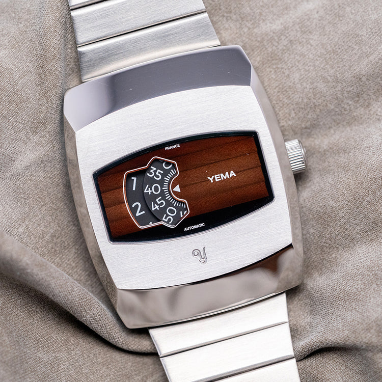 2021 YEMA Digital 'Digidisc' Brown Dial Automatic 36mm