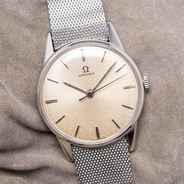 1961 Omega Manual on Rare Omega Bracelet 14772 34mm