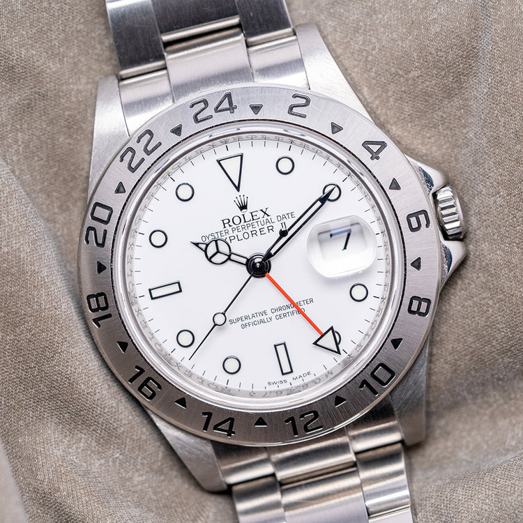 2007/08 Rolex Explorer II Polar White Dial 40mm SEL 16570
