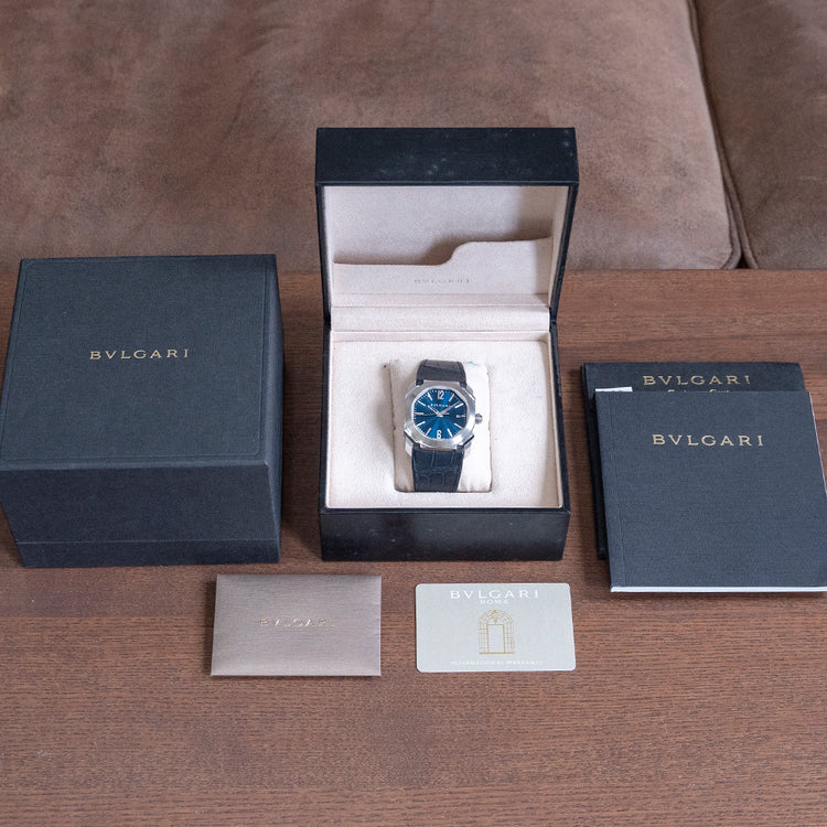 2016 Bulgari Octo 38mm Automatic Blue BGO38S