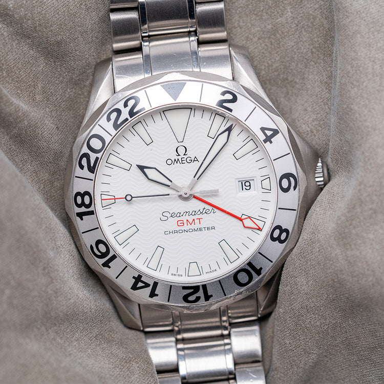 2003 Omega Seamaster GMT Auto ‘Great White’ 41mm 2538.20