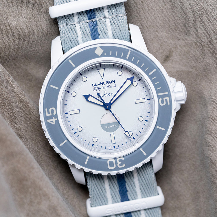 2024 Swatch x Blancpain 'Fifty Fathoms' Antarctic Ocean