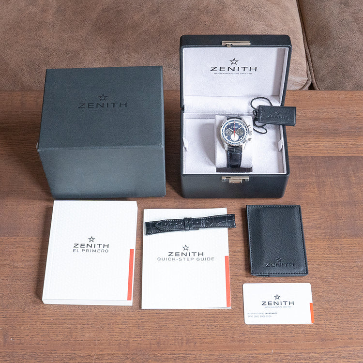 2019 Zenith Chronomaster El Primero 38mm Blue 03.2150.400