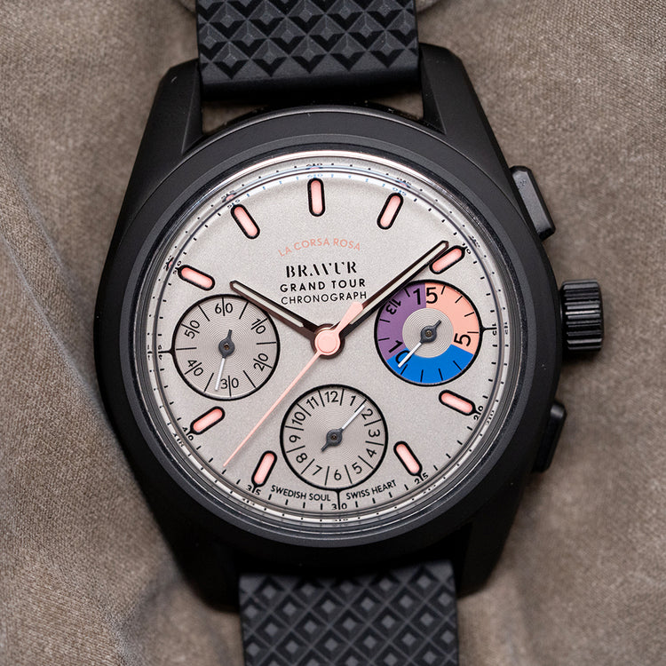 2024 Bravur Grand Tour III Black PVD Chronograph 38mm