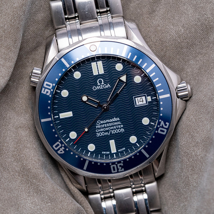 2001 Omega Seamaster Diver 300M Blue Auto 2531.80 41mm