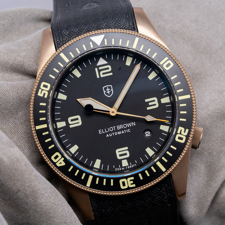 2020 Elliot Brown Automatic 43mm Bronze PVD 101-A12