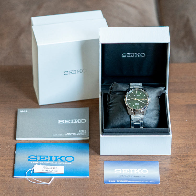 2023 Seiko Presage Sharp Edged Green SPB169J1