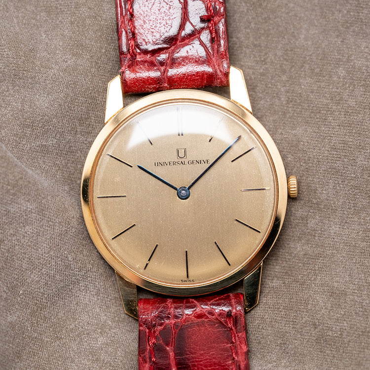 1970s Universal Genève 18ct Yellow Gold Manual 31mm 542101