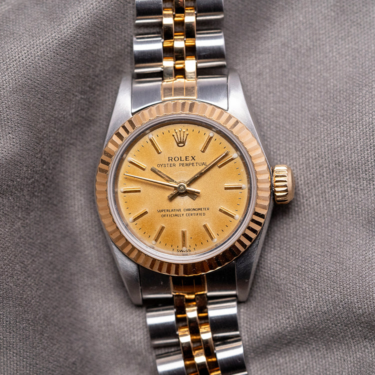 1991 Rolex Oyster Perpetual 26mm Steel & Gold 67193