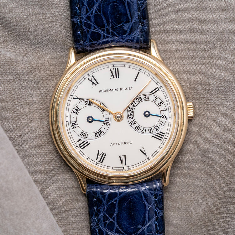 1980s Audemars Piguet Classic Day Date 18ct Gold 33mm 25574BA