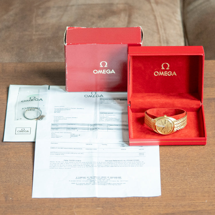 1969 Omega Constellation 18ct Gold on Bracelet C-Case 168.5455/6