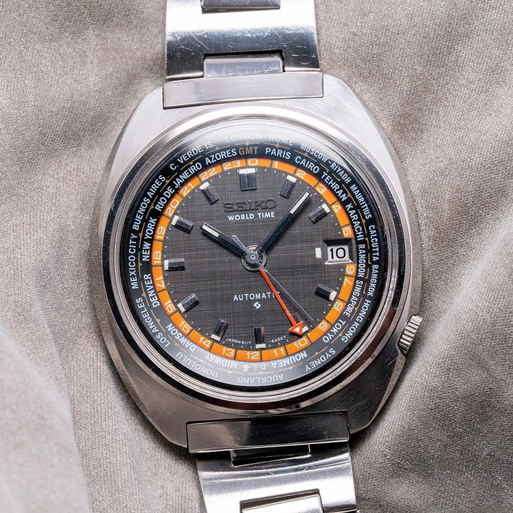 1974 Seiko World Time GMT Automatic on Bracelet 6117-6400