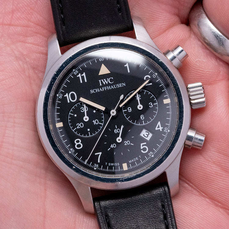 1990s IWC Flieger Chronograph IW3741 Quartz JLC Cal. 630 36mm