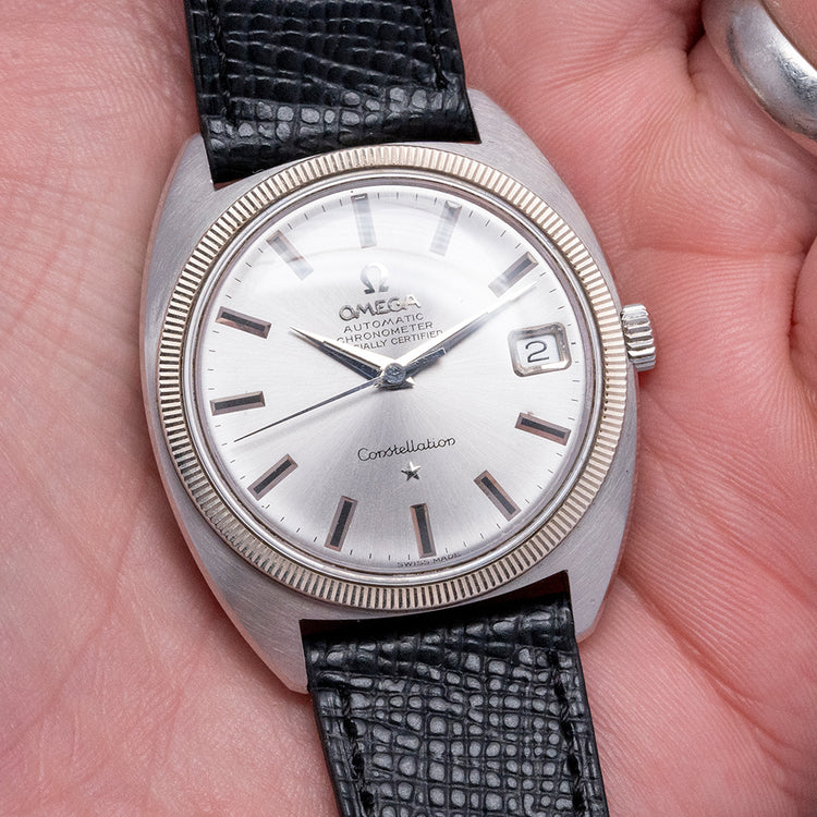 1968 Omega Constellation "C-Case" White Gold Bezel 168.027