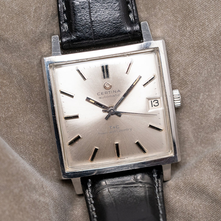 1964 Certina Automatic 'Town and Country' Square 30mm