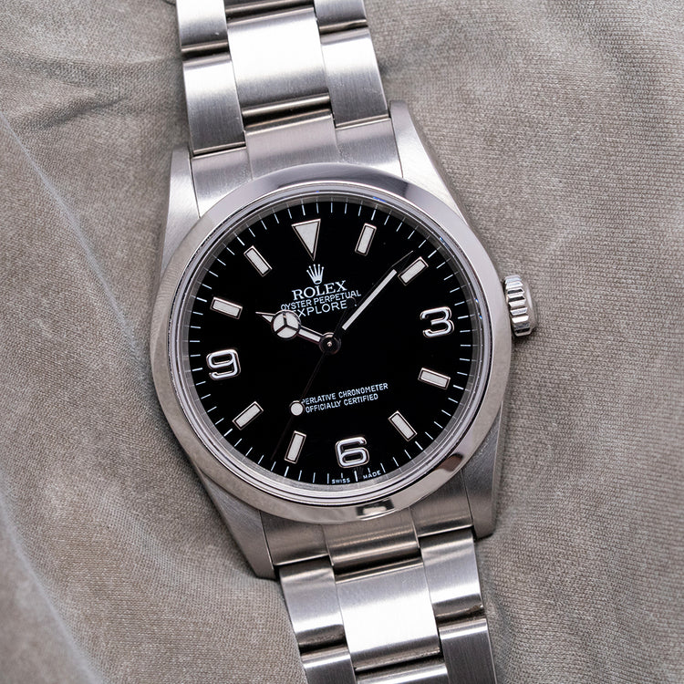 2005 Rolex Explorer I 36mm on SEL Bracelet 114270