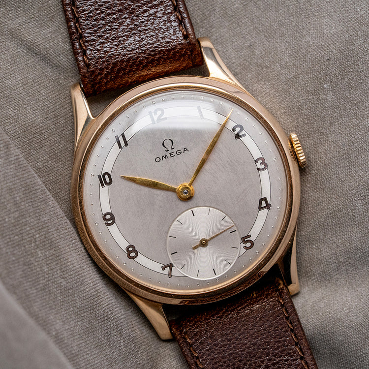 1947 Omega 9ct Gold Dennison Case 33mm Cal. 30T2 219370