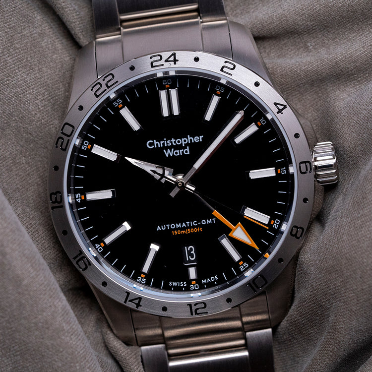2021 Christopher Ward C63 Sealander GMT 39mm Black